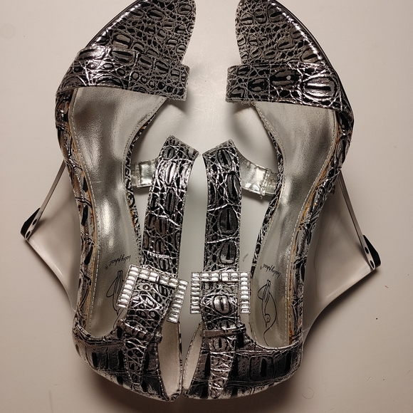 Baby Phat Platform Wedge Heels 6B - Picture 6 of 9